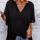 ✨Summer Hot Sale 49% OFf👗Women's Solid Color Summer Top with Batwing Sleeves and V-Neck