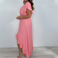 🔥Summer Day Hot Sale 49% OFF🔥Women's Resort Style V-Neck Polka Dot Ruffle Sleeve Dress