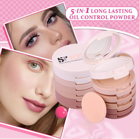 ⏰2025 HOT SALE 50% OFF🔥💥5-in-1 Long Lasting Oil Control Powder
