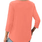 💥Summer Sale 49% OFF☀️Ruffled Round Neck Loose Fit Thin T-Shirt