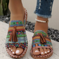 💥Final 3-hour Preferential Deal 💥✨Women's Boho Print Slide Sandals