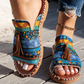💥Final 3-hour Preferential Deal 💥✨Women's Boho Print Slide Sandals