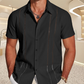 🌞2025 Summer New Arrivals 49% OFF🌸🔥Men's Cuba Guayabera Exquisite Hollow Embroidered Button Front Shirt