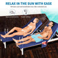 🏖️Summer Hot Sale 50% OFF🌞Sun Lounger Towel in Bag with Pockets Storage🌊