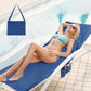 🏖️Summer Hot Sale 50% OFF🌞Sun Lounger Towel in Bag with Pockets Storage🌊