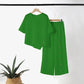 ✨New Sale 50% OFF✨Women's Irregular Hem Top & Wide Leg Pants Two - Piece Set