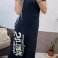 🌿Short Sleeve Side Slit Dress | Women's Loose Summer Essential💘Free Shipping