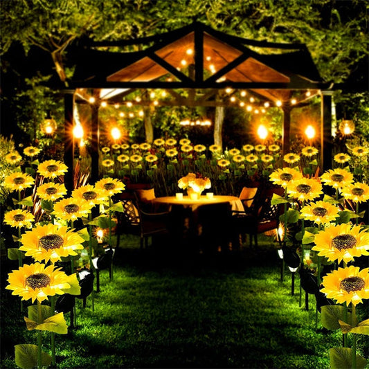 ⏳Time-Limited Special Price: ￡8.99!!⏰Sunflower Solar Garden Stake Led Lights🌻