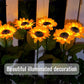 ⏳Time-Limited Special Price: ￡8.99!!⏰Sunflower Solar Garden Stake Led Lights🌻