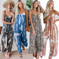 🔥Summer Hot Sale 60% OFF💝✨Women's Fashion Spaghetti Strap Printed Jumpsuit