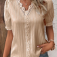 🩷Available in 10 colors❗💥V-Neck Plain Lace Elegant Shirt