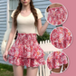 💥SUMMER HOT SALE 49% OFF💥Lightweight Slimming Floral Ruffle Tiered Skirt
