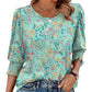 🔥Summer Hot Sale 50% OFF💥Women’s Casual Three-quarter Sleeve Blouses