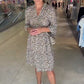 🎉 Summer Sale 50% off 🛍️Women's Trendy Leopard Print V-Neck Loose Fit Dress