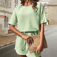 🔥Summer Hot Sale 49% OFF🔥Women's Casual Waffle 2 Piece Set