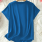 🌸Summer Hot Sale 60% OFF👕Fashion Loose Solid Color Short Sleeve Top