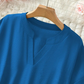 🌸Summer Hot Sale 60% OFF👕Fashion Loose Solid Color Short Sleeve Top