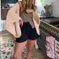 💖 Special Price 50% OFF Last 3 Hours!!💝Women's Linen Cardigan 3/4 Sleeve Open Front Loose Cover Ups Lightweight Shrug