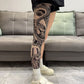 ✨2025 Brand New Design 😎Stretchy Tattoo-Print Leg Sleeve