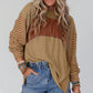 🍂Autumn New Arrival 50% OFF🔥Women’s Trendy Color Block Striped Long Sleeve T-Shirt