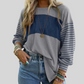 🍂Autumn New Arrival 50% OFF🔥Women’s Trendy Color Block Striped Long Sleeve T-Shirt