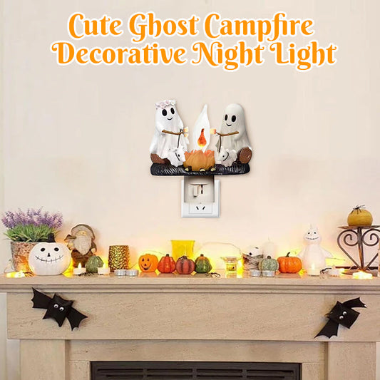 Cute Ghost Campfire Decorative Night Light