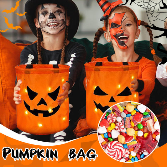 🎃Hot Sale 49% Off🔥Halloween Glowing Pumpkin Candy Handbag