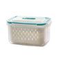 🔥Hot Sale 50％ OFF💝2 in 1 Draining Fresh-Keep Food Container