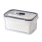 🔥Hot Sale 50％ OFF💝2 in 1 Draining Fresh-Keep Food Container