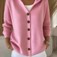 🌺Autumn Hot Sale 50% OFF✨Women Cotton Plain Long Sleeve Comfy Casual Cardigan