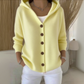 🌺Autumn Hot Sale 50% OFF✨Women Cotton Plain Long Sleeve Comfy Casual Cardigan