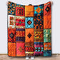 🎁LAST DAY SALE 60% OFF! 🐱💤 Cozy 9‑Panel Sleeping Cats Blanket – Ultra‑Soft Flannel, Reversible Design, Perfect for Sofa, Bed & Travel 🌙✨