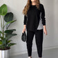 🔥Hot Sale 49% OFF⏳Women's Casual Long Sleeve Top & Pants Set