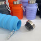 🎁Gift Idea Hot Sale 50% OFF🔥Foldable Silicone Sports Bottle with Hiking Buckle