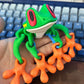 🐸✨2025 Trending 3D Magnetic Frog Figurine with Movable Joints, Fun Decorative Fridge Magnet, Perfect for Cabinet