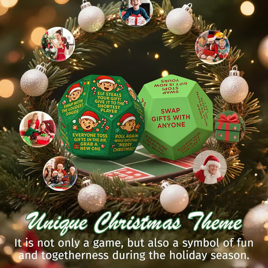 🎁Early Xmas Sales - 50% OFF🎅12-Sided Christmas Gift Exchange GameDice✈️Buy 2 Free Shipping
