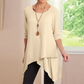 🍂Autumn Hot Sale 49% OFF🔥Women's Long Sleeve Asymmetrical Hem T-Shirt