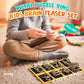 🎅Early Christmas Gift - 50% OFF🎄Metal Puzzle Ring Eight-Piece Blue Version Brain Teasers，Developing the human brain