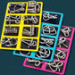 🎅Early Christmas Gift - 50% OFF🎄Metal Puzzle Ring Eight-Piece Blue Version Brain Teasers，Developing the human brain