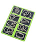 🎅Early Christmas Gift - 50% OFF🎄Metal Puzzle Ring Eight-Piece Blue Version Brain Teasers，Developing the human brain