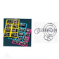 🎅Early Christmas Gift - 50% OFF🎄Metal Puzzle Ring Eight-Piece Blue Version Brain Teasers，Developing the human brain