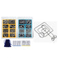 🎅Early Christmas Gift - 50% OFF🎄Metal Puzzle Ring Eight-Piece Blue Version Brain Teasers，Developing the human brain