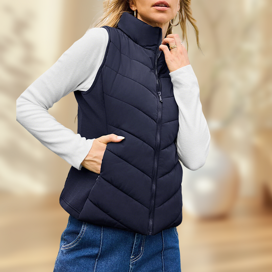 ❄️Autumn Hot Sale 50% OFF🔥Women's Warm Stand Collar Vest