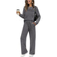 🏆 Hot Sale - 60% OFF 💞✨Women's Crew Neck Top & Drawstring Pants Set
