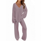 🎉This week's Special Sales - 50% OFF✨Women's V-Neck Long Sleeve Sweater & Pants Set