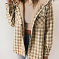 🎉This week's Special Sales - 50% OFF✨Women's Winter Trendy Plaid Hooded Jacket