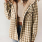 🎉This week's Special Sales - 50% OFF✨Women's Winter Trendy Plaid Hooded Jacket