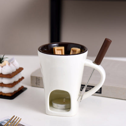 🎁Last Day 50% OFF🍫 🔥Handmade Chocolate Melting Mug – The Cozy Fondue Experience