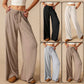 🎉 Last Day Promotion-50% OFF 🎉Women’s Casual Soft Wide-Leg Pants With Drawstring