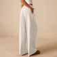 🎉 Last Day Promotion-50% OFF 🎉Women’s Casual Soft Wide-Leg Pants With Drawstring